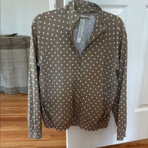 Lululemon Athletica Brown Polka Dot Jacket